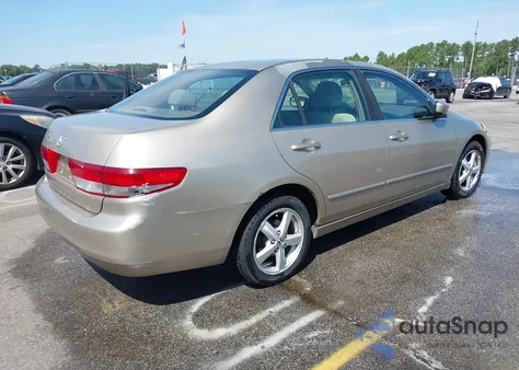 2003 Honda Accord 2.4 Ex из США, поврежденный, VIN 1HGCM566X3A031007
